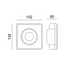 Φωτιστικό Σποτ γυψοσανίδας Molly μονόφωτο 1xGU10 γύψινο στρογγυλό με δυνατότητα εναλλαγής ανταυγαστήρα Aca | G90451C